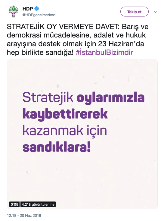 HDP'den '23 Haziran' mesajı: Stratejik oy vermeye davet... - Resim : 1