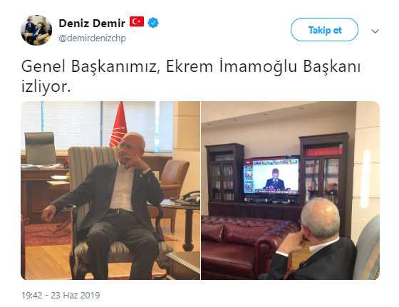 Kılıçdaroğlu'ndan ilk fotoğraf! Ekrem İmamoğlu'nu böyle izledi... - Resim : 2