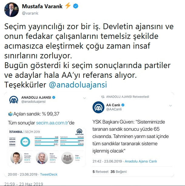 Mustafa Varank: Bugün gösterdi ki seçim sonuçlarında... - Resim : 2