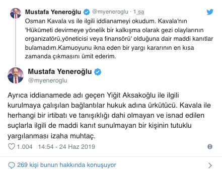 AKP'li isimden Osman Kavala yorumu: Kanıt yok - Resim : 1