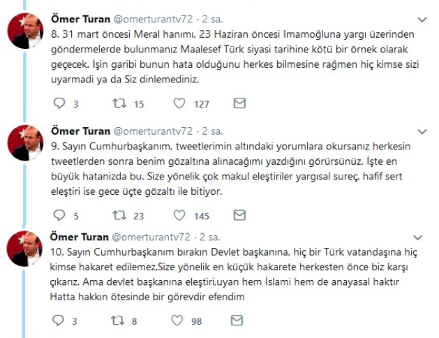 Yandaş Ömer Turan, Erdoğan'ı eleştiri yağmuruna tuttu - Resim : 4