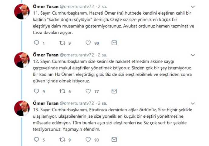 Yandaş Ömer Turan, Erdoğan'ı eleştiri yağmuruna tuttu - Resim : 5