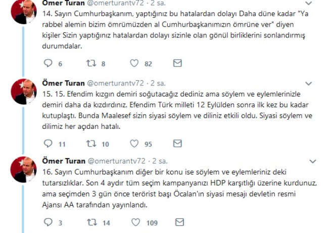 Yandaş Ömer Turan, Erdoğan'ı eleştiri yağmuruna tuttu - Resim : 6