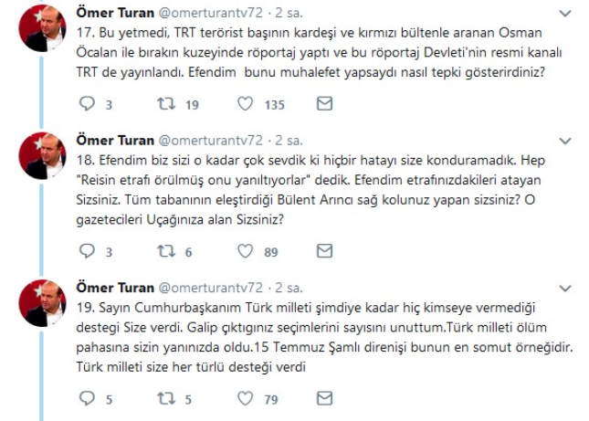 Yandaş Ömer Turan, Erdoğan'ı eleştiri yağmuruna tuttu - Resim : 7