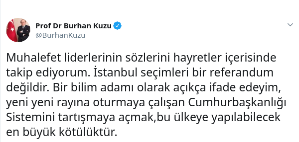 Burhan Kuzu: Hayretler içinde takip ediyorum - Resim : 1