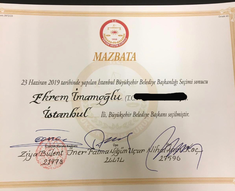 Ekrem İmamoğlu 70 gün sonra ikinci kez mazbata aldı - Resim : 2