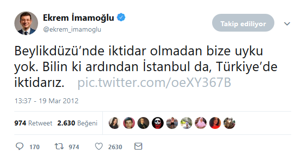 Ekrem İmamoğlu 7 yıl önce söylemiş: 'İstanbul'da...' - Resim : 1