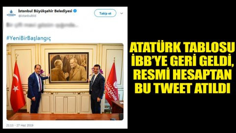 Değişim başladı! İBB'den sosyal medyayı sallayan 'Atatürk' paylaşımı...