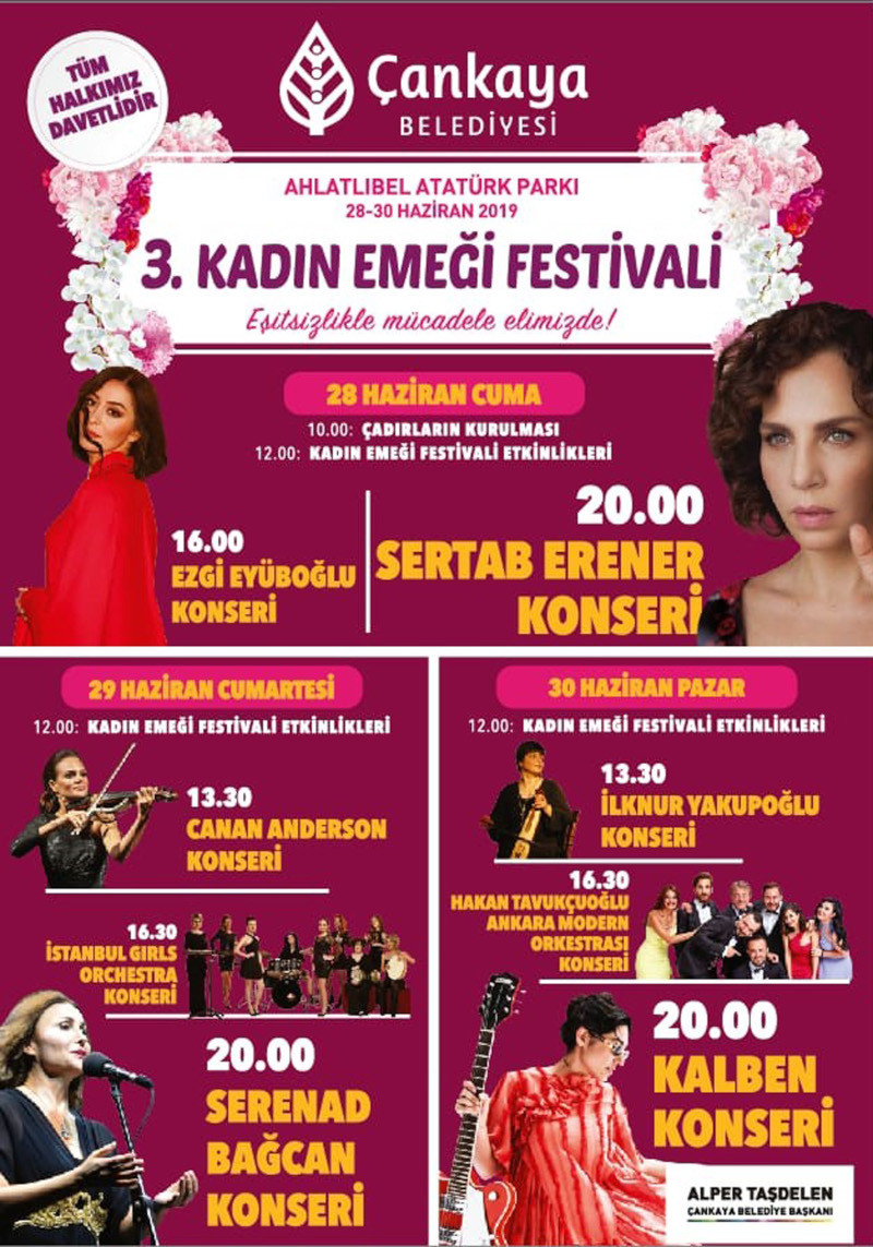 Kadın Emeği Festivali Sertab Erener konseri ile başlayacak - Resim : 1