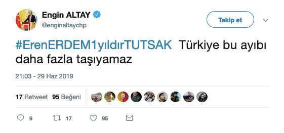 Sosyal medyada Eren Erdem için adalet çağrısı - Resim : 14