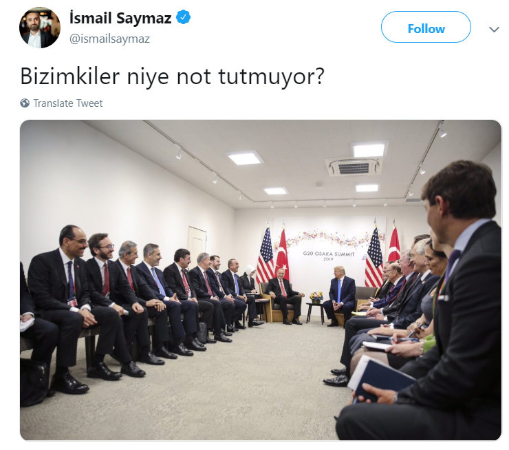 İsmail Saymaz'dan Erdoğan-Trump görüşmesine yönelik dikkat çeken soru - Resim : 1