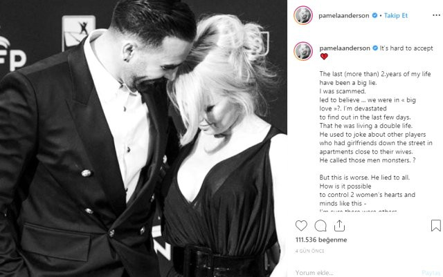 Aldatıldığını iddia eden Pamela Anderson'a Adil Rami'den yanıt geldi - Resim : 1