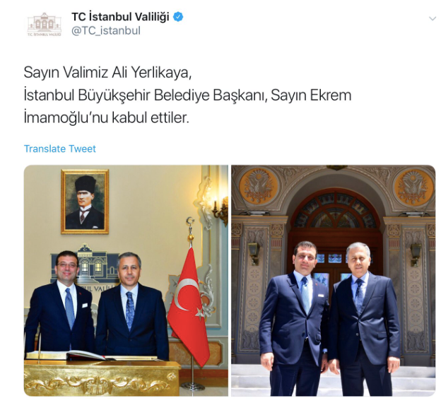 İstanbul Valiliği'nden skandal paylaşım: Atatürk'ün fotoğrafı ile oynadılar - Resim : 1