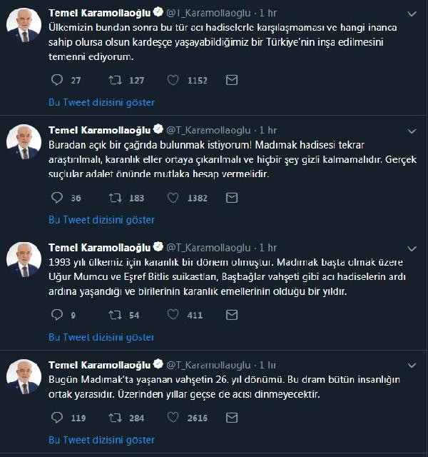 Karamollaoğlu'ndan Madımak çağrısı: Yeniden araştırılsın! - Resim : 1