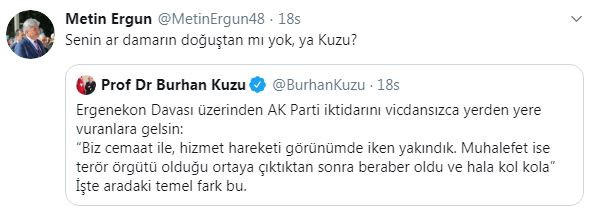 İYİ Parti'den Burhan Kuzu'ya: 'Senin ar damarın doğuştan mı yok?' - Resim : 1