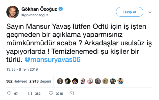 Gökhan Özoğuz'dan ODTÜ tepkisi: Başka yer mi yok? - Resim : 3