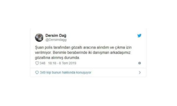 HDP Diyarbakır Milletvekili Dersim Dağ'a gözaltı - Resim : 1