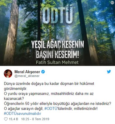 Meral Akşener'den iktidara ODTÜ tepkisi - Resim : 1