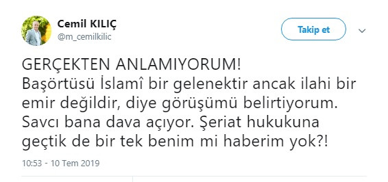 İlahiyatçı yazar Cemil Kılıç'a skandal soruşturma - Resim : 1