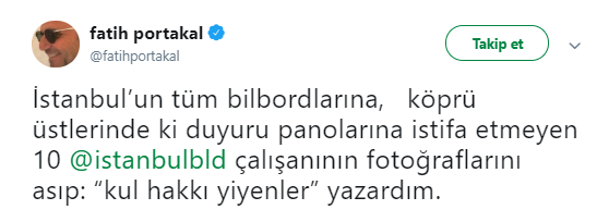 Fatih Portakal'dan Ekrem İmamoğlu'na istifa etmeyen yöneticiler için öneri - Resim : 1
