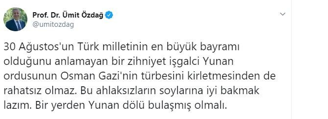 Ümit Özdağ'dan AKP'li başkana: Bu ahlaksızların soylarına... - Resim : 1