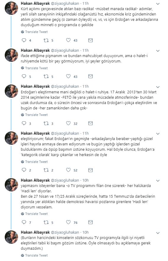 Davutoğlucu 'Hakan Albayrak'tan Erdoğan itirafı: Bunu yapmamalıydım - Resim : 2