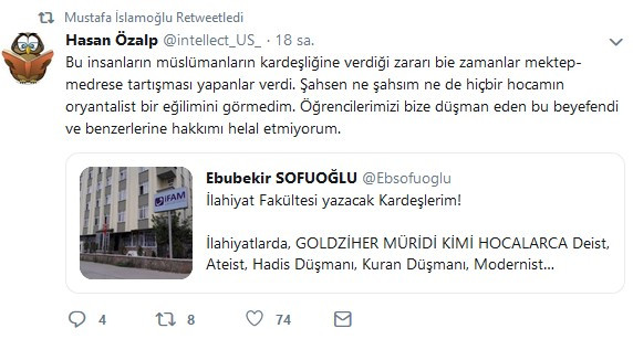 Gerici Sofuoğlu, ilahiyat fakültelerini dinsiz ilan etti - Resim : 2