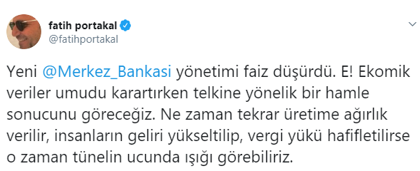 Fatih Portakal: Bunlar yapılırsa tünelin ucunda ışığı görebiliriz - Resim : 1