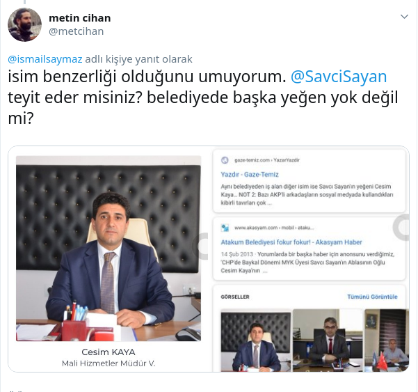 AKP'li Savcı Sayan belediyeyi aile şirketine çevirmiş! Bir yeğen daha - Resim : 1