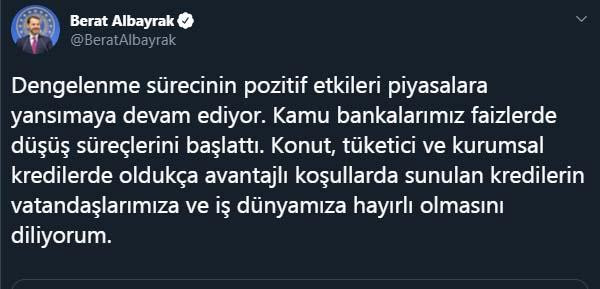 Berat Albayrak: Dengelenme sürecinin pozitif etkileri piyasalara yansıyor - Resim : 2