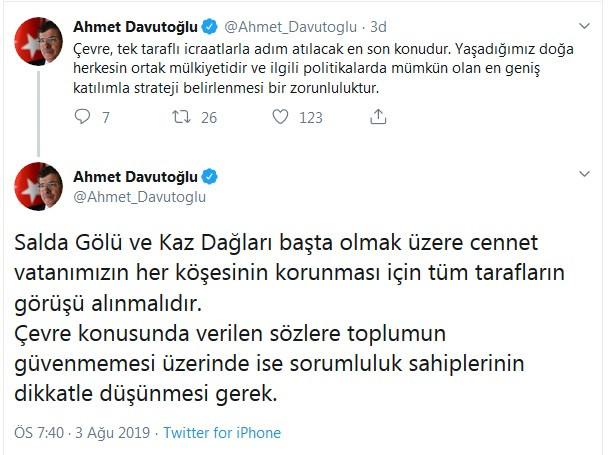 Ahmet Davutoğlu: Sorumluluk sahiplerinin dikkatle düşünmesi gerek - Resim : 1