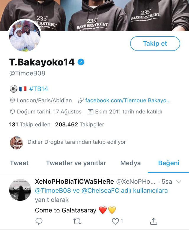 Bakayoko, Galatasaray mesajını beğendi: Sosyal medya ayağa kalktı - Resim : 1