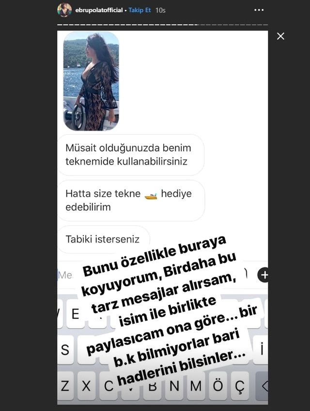 Şarkıcı Ebru Polat, kendisine tekne hediye etmek isteyen kişiyi ifşa etti - Resim : 1