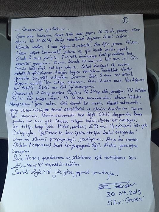Eren Erdem'den mektup var: Türkiye bir siyasal değişim yaşayacak - Resim : 3
