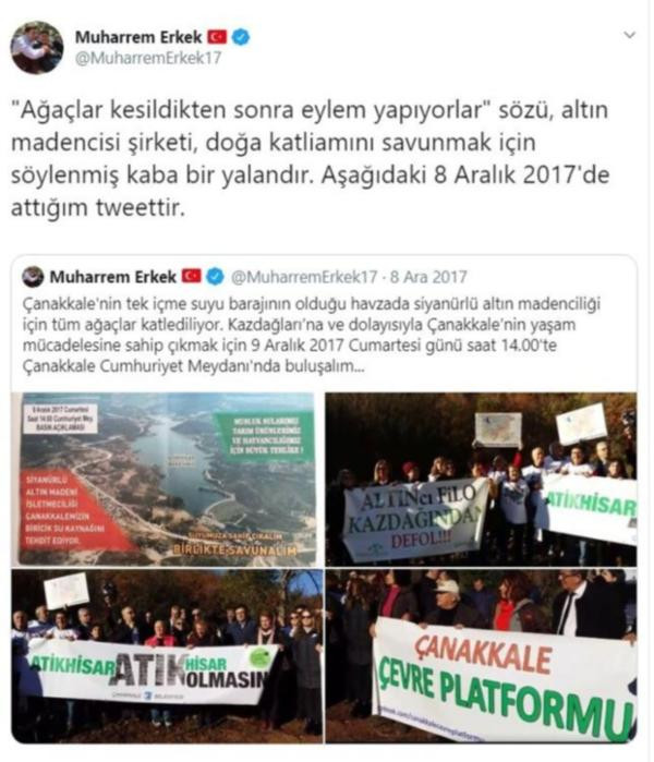 AKP'li Turan'ın tepki çeken paylaşımına CHP'li Erkek'ten fotoğraflı yanıt - Resim : 1