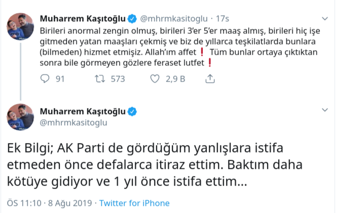 Eski AKP'liden çift maaş ve Ravza Kavakçı tepkisi! - Resim : 1