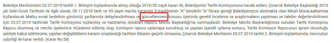 AKP'li belediye 'nikah'a zam yaptı! - Resim : 1