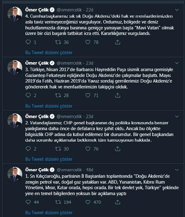 AKP Sözcüsü Ömer Çelik'ten Doğu Akdeniz açıklaması - Resim : 1