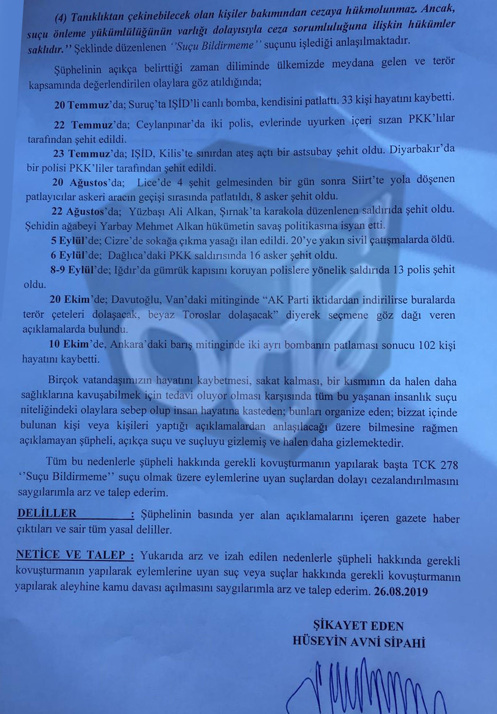 Ahmet Davutoğlu hakkında suç duyurusu - Resim : 2
