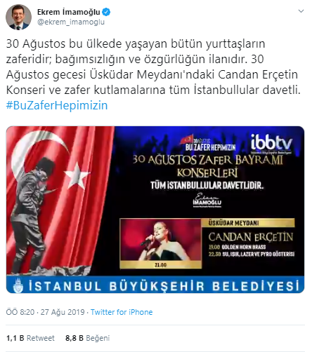 Ekrem İmamoğlu'ndan İstanbul'a 'Zafer' daveti - Resim : 1