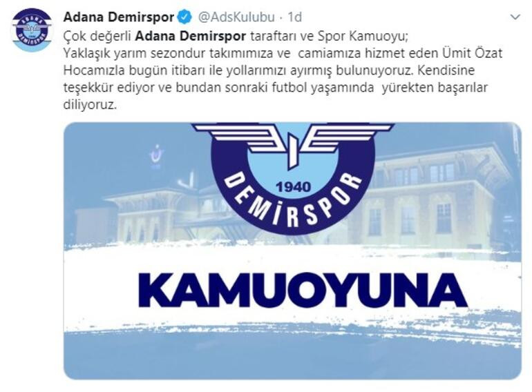 Adana Demirspor'dan Ümit Özat kararı - Resim : 1