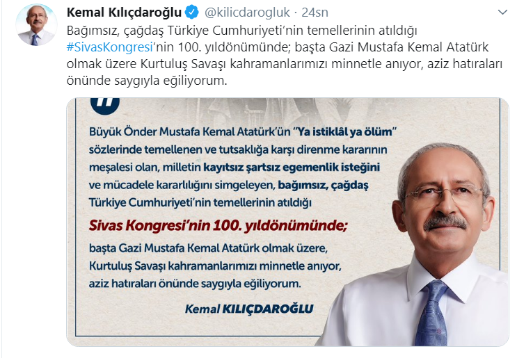 Kılıçdaroğlu'ndan Sivas Kongresi mesajı - Resim : 1