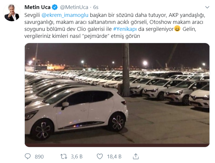 Metin Uca'dan binlerce beğeni alan 'pejmürde' ve Yenikapı paylaşımı! - Resim : 1