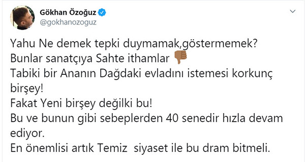 Gökhan Özoğuz, duyarsızsın tepkilerine cevap verdi - Resim : 1