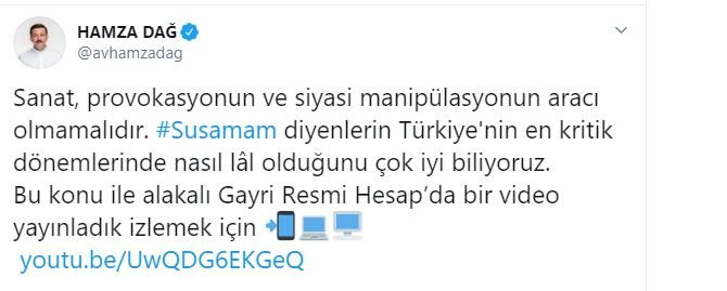 AKP'li vekil 'Susamam'ı hedef gösterdi! - Resim : 1