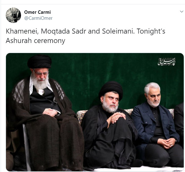 Irak'ta Sadr Hareketi lideri, İran'da Hameney ve Süleymani ile görüldü - Resim : 1