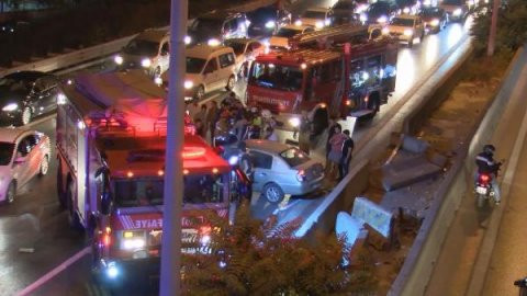 Maltepe'de trafik kazası: Yaralılar var - Resim : 1