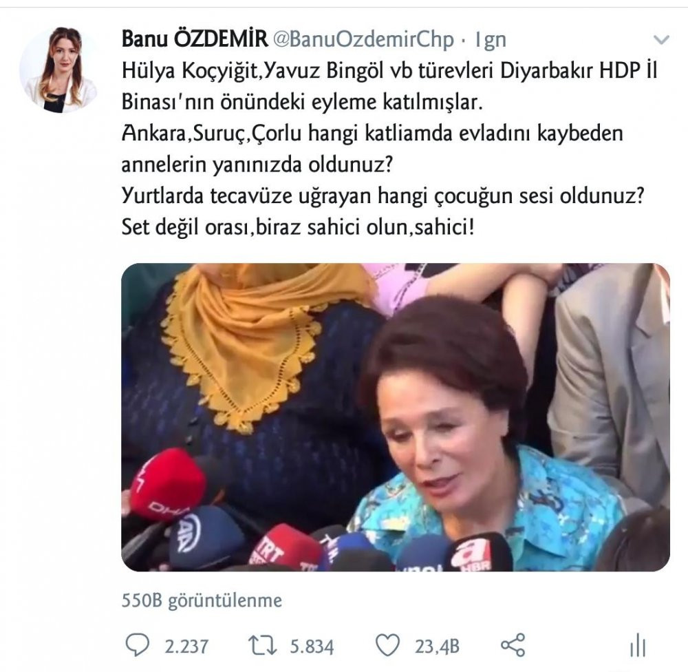 CHP'li Banu Özdemir'den dikkat çeken paylaşım - Resim : 1