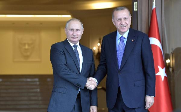 Kremlin, Putin - Erdoğan görüşmesine dair görselleri yayınladı - Resim : 1