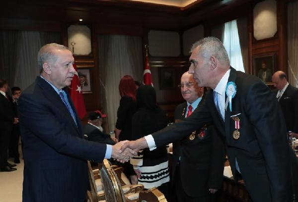 Erdoğan, gazileri kabul etti - Resim : 1